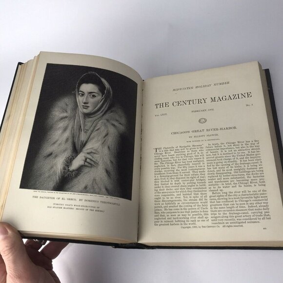 Antique 1902 Book “A Year Of The Century” Volume 1 The Century Co, New York - Picture 10 of 10